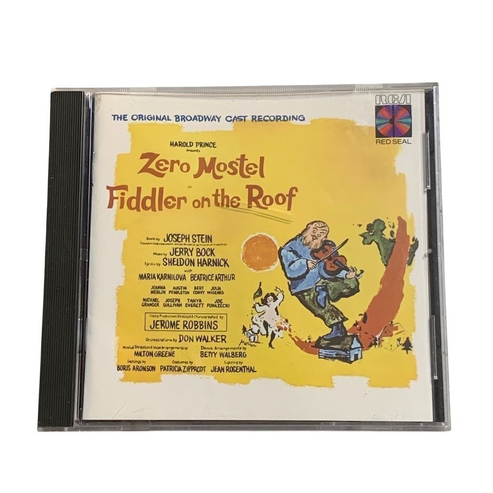Fiddler on the Roof Original Broadway Cast CD Zero Mostel RCA Red Seal RCD1-7060